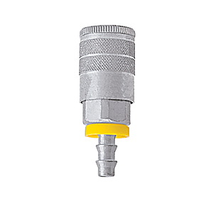 B-4CPS4-S Breco by Foster | 1-Way Manual Sleeve Guard Sockets | C Series | 1/2" Socket x 1/2" Push-On Hose Stem | Straight | Steel