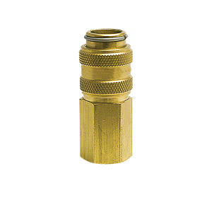DR21-1F Breco by Foster | DR Series | 1/8" Socket x 1/8" Female NPT Thread | Straight | Brass
