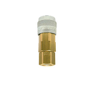 B-2LF2-B Breco by Foster | Quick Disconnect | L Series | Automatic | 1/4" Socket | 1/4" Female NPT Thread | Straight | Brass