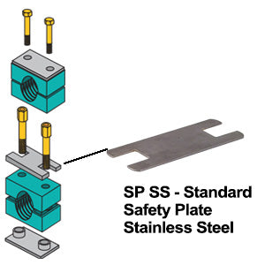 SP5SS by ZSi-Foster | Beta Clamp | Standard Series | Group S5 | Safety Plate | Stainless Steel
