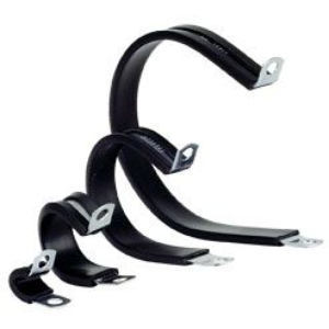 SPN-40 by Foster | Loop Clamp w/ EPDM Cushion | Clamp Diameter: 2-1/2" | Plated Steel