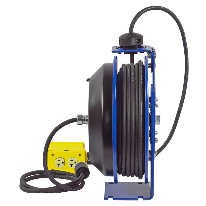 PC17-3510-X by Coxreels | PC Series | Spring Driven Power Cord Reel | 10/3 SO Cord, 30A, 115V | Steel | 50ft Cord Included