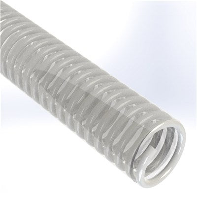 SPVC-CL-2.5-100 by Texcel | SIGMA-HD Series | Heavy-Duty Water Suction Hose | 2-1/2" Hose ID | 70 PSI | 29 in/Hg Vacuum Rated | Clear | 100ft Length