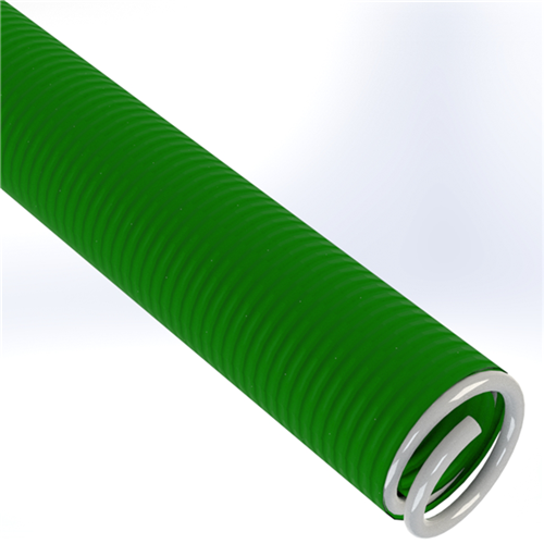 SPVC-GR-6.0-100- by Texcel | SIGMA-HD Series | Heavy-Duty Water Suction Hose | 6" Hose ID | 50 PSI | 29 in/Hg Vacuum Rated | Green