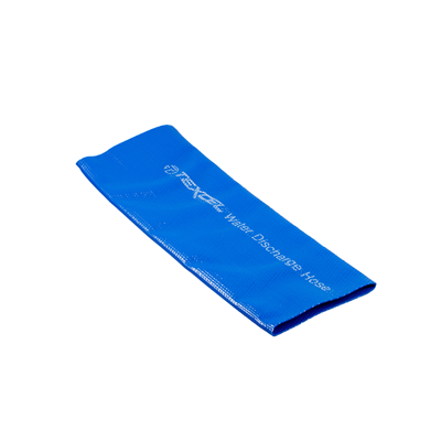 SPVC-PB-8.0-300 by Texcel | SIGMA-PB DISCHARGE™ Series | Lay-Flat Discharge Hose | 8" Hose ID | 45 PSI | Blue | 300ft Length
