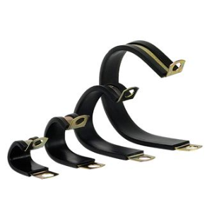 SPW-40 by Foster | Loop Clamp w/ EPDM Cushion | Clamp Diamter: 2-1/2" | Plated Steel