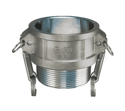 SS-B400 by Kuriyama | Quick-Acting Coupling | Part B | 4" Female Coupler x 4" Male NPT | 316 Stainless Steel