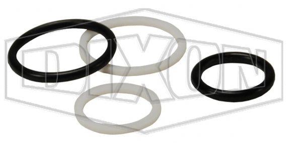 8ST-SKIT by Dixon Valve | Hydraulic Quick Disconnect Coupling | ST-Series | Heavy-Duty Flushface Coupler Seal Kit | Fits 1" Body Size | Nitrile Seal