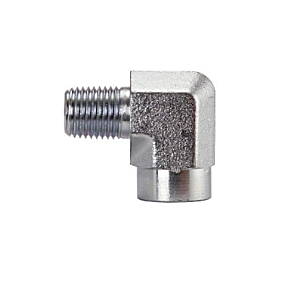 B-5502-6-4 Breco by Foster | Pipe Fitting | 3/8" Male NPT Thread x 1/4" Female NPT Thread | 90° Elbow | Steel