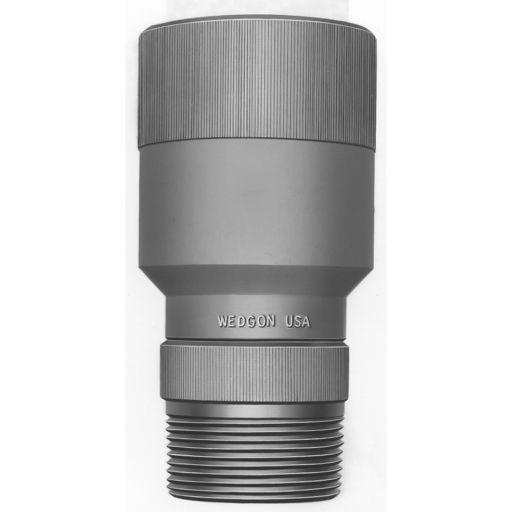 W470024 (FOA300MF) by PT-Coupling | Swivel Adapter | 3" Male NPT x 3" Female NPT | Anodized Aluminum | Buna Seal