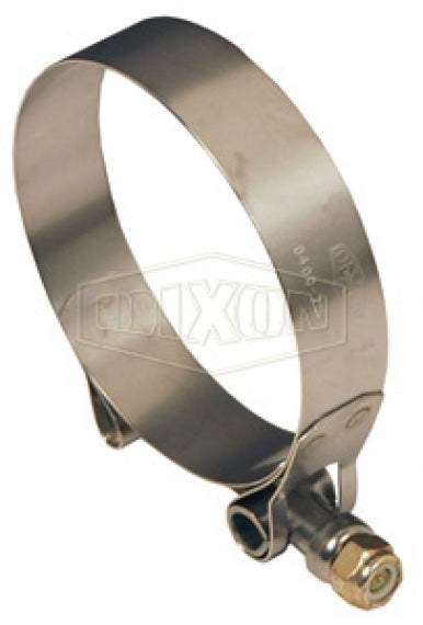 TBC200 by Dixon Valve | Style TBC | T-Bolt Clamp | 3/4" Band Width | Hose OD Range: from 1.81" to 2.06" | 300 Stainless Steel Band | Alloy Steel Bolt