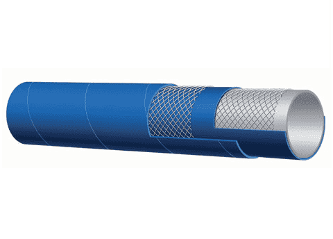 T452LE150X100 Alfagomma by Kuriyama | Potable Water Hose Hose- Blue | 1-1/2" ID | 1.97" OD | 150 PSI | 100ft Length