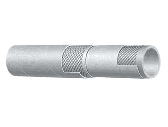 T455LL150X100 Alfagomma by Kuriyama | Food Discharge Hose | White | 1-1/2" ID | 1.89" OD | 150 PSI | 100ft Length