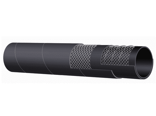 T620AA300X100 Alfagomma by Kuriyama | Black Fuel & Oil S & D Hose | 3" ID | 3.54" OD | 300 PSI | 100ft Length