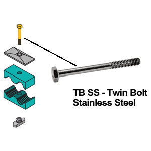 TB4SS by ZSi-Foster | Beta Clamp | Twin Series | Group T4 | Hex Head Bolt | Stainless Steel