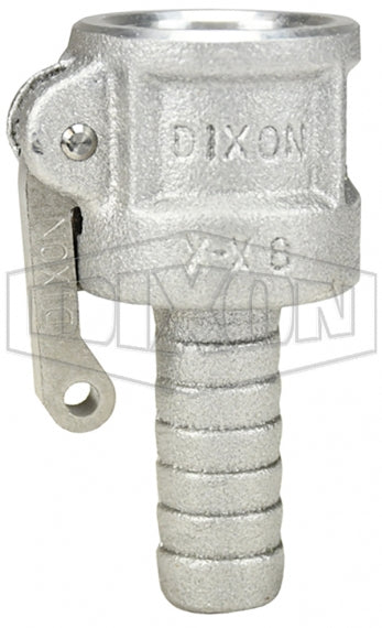 50-C-AL by Dixon Valve | Cam & Groove Coupler | Type C | 1/2" Coupler x 1/2" Hose Shank | Aluminum