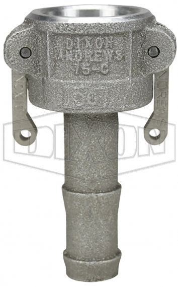 75-C-AL by Dixon Valve | Cam & Groove Coupler | Type C | 3/4" Coupler x 3/4" Hose Shank | Aluminum