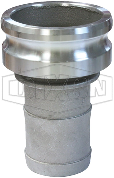 2015-E-AL by Dixon Valve | Cam & Groove Reducer (Jump Size) Adapter | Type E | 2" Adapter x 1-1/2" Hose Shank | Aluminum