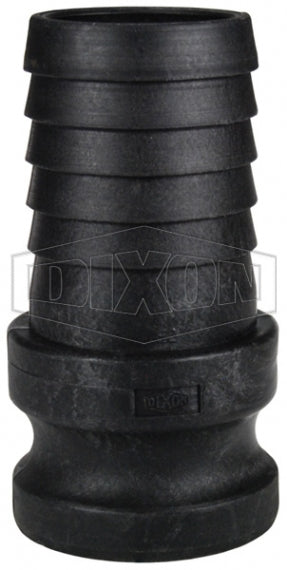 PPE300 by Dixon Valve | Cam & Groove Adapter | Type E | 3" Adapter x 3" Hose Shank | Polypropylene