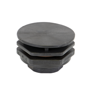 TF150AV by Banjo | IBC Tank Accessories | 1-1/2" Anti Vortex Tank Flanges | Hole Size: 3" | Polypropylene
