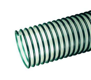 UV1-300X50 Tigerflex by Kuriyama | UV1 Series | Urevac Ducting/Material Handling Hose | 3" ID | Polyurethane | 50ft Length