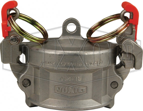 RLH150EZ by Dixon Valve | EZ Boss-Lock Vent-Lock® Safety Cam & Groove Dust Cap | Type H | 1-1/2" Size | 316 Stainless Steel