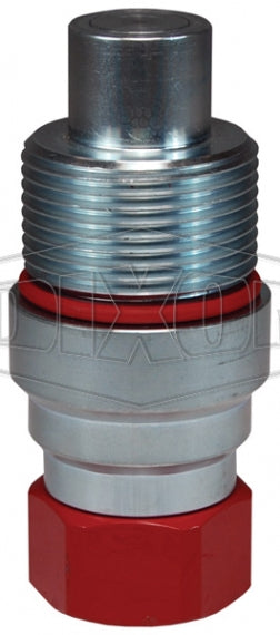 VEP3F4-BOP by Dixon Valve | Hydraulic Quick Disconnect Coupling | VEP-BOP-Series | 1/2" Female NPTF x 3/8" Blowout Preventer Safety End | Plug | Steel