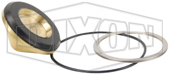 W12-RKIT-V2 by Dixon Valve | Hydraulic Quick Disconnect Coupling | W-Series | Wingstyle Interchange Plug Repair Kit | For 1-1/2" Body Size | Nitrile Seal