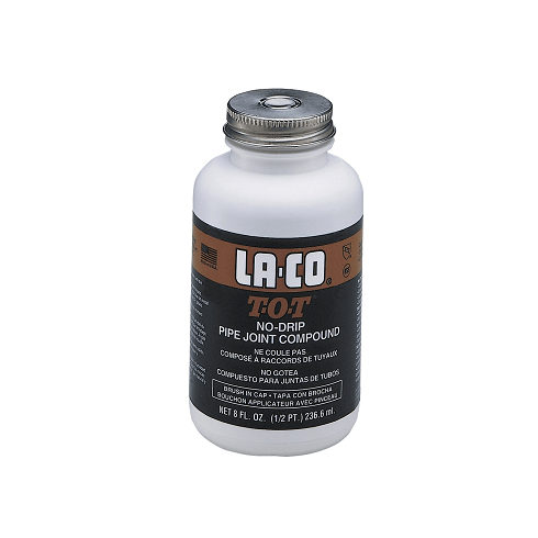012219 La-Co T-O-T Pipe Thread Sealant - 1/2 pt - Brush in Cap - (Case of 24) - Beltsmart