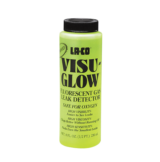 032898 La-Co VISU-GLOW Leak Detector - 8 fl. oz - with Dauber - (Case of 24) - Beltsmart