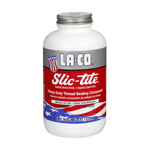 042029 La-Co Slic-tite Paste with PTFE - 1 pt. - Brush in Cap (Case of 24) - Beltsmart