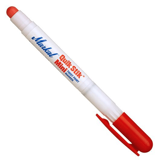 061128 Markal Quik Stik Mini - Red - (Case of 48) - Beltsmart
