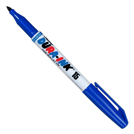 096025 Markal DURA-INK 15 - 1/16" (1.5 mm) Mark Size - Blue - (Case of 72) - Beltsmart