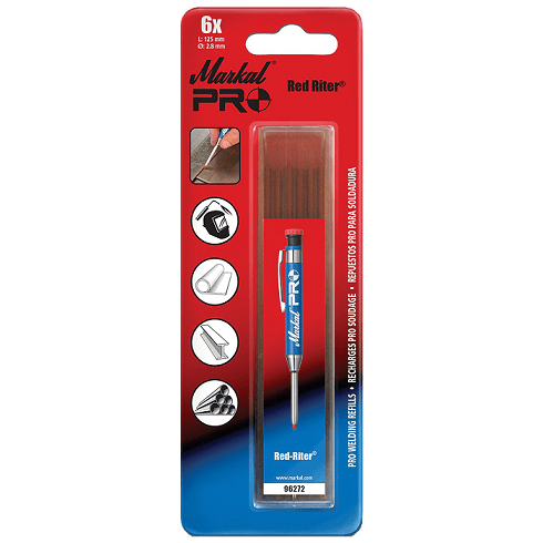 096272 Markal Welding Marker - PRO Red-Riter Refill (Case of 12) - Beltsmart