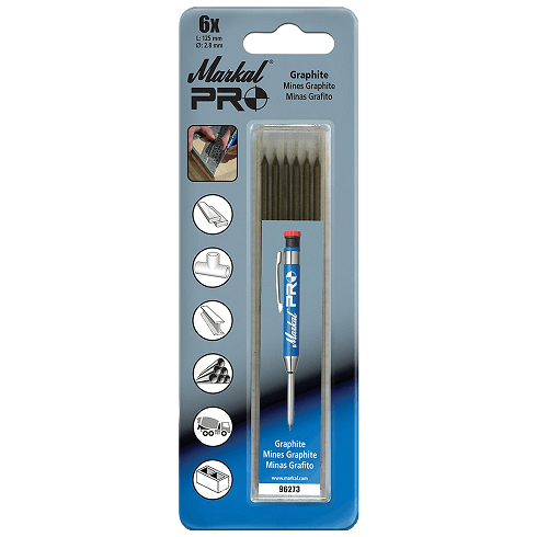 096273 Markal Pro General Purpose Refills - Graphite - (Case of 12) - Beltsmart