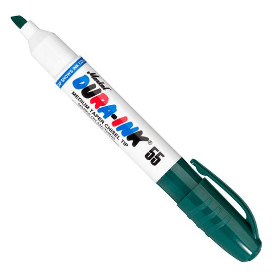 096531 Markal DURA-INK 55 - 1/16" (1.5 mm), 3/16" (4.5 mm) Mark Size - Green - (Case of 48) - Beltsmart