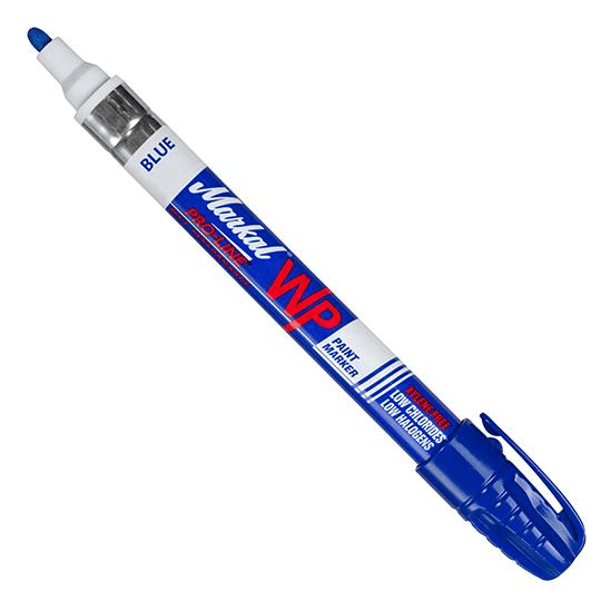 096934 Markal PRO-LINE WP - 1/8" (3 mm) Mark Size - Blue (Case of 48) - Beltsmart