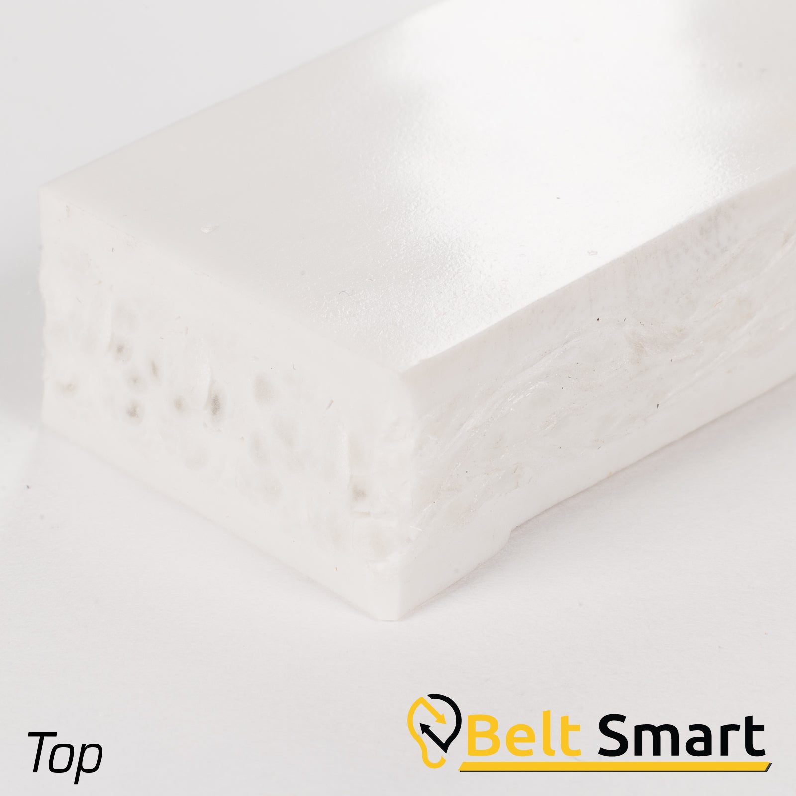 BS017 - #17 Beltservice PVC - 450 White C x C SC/FR/OR/FDA Conveyor Belt