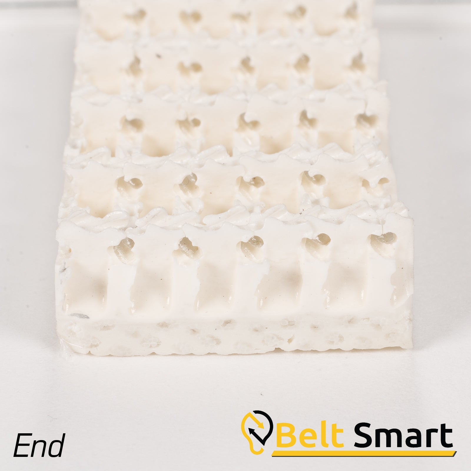 BS022 - #22 Beltservice PVC - 100 White Roughtop x FS OR Conveyor Belt