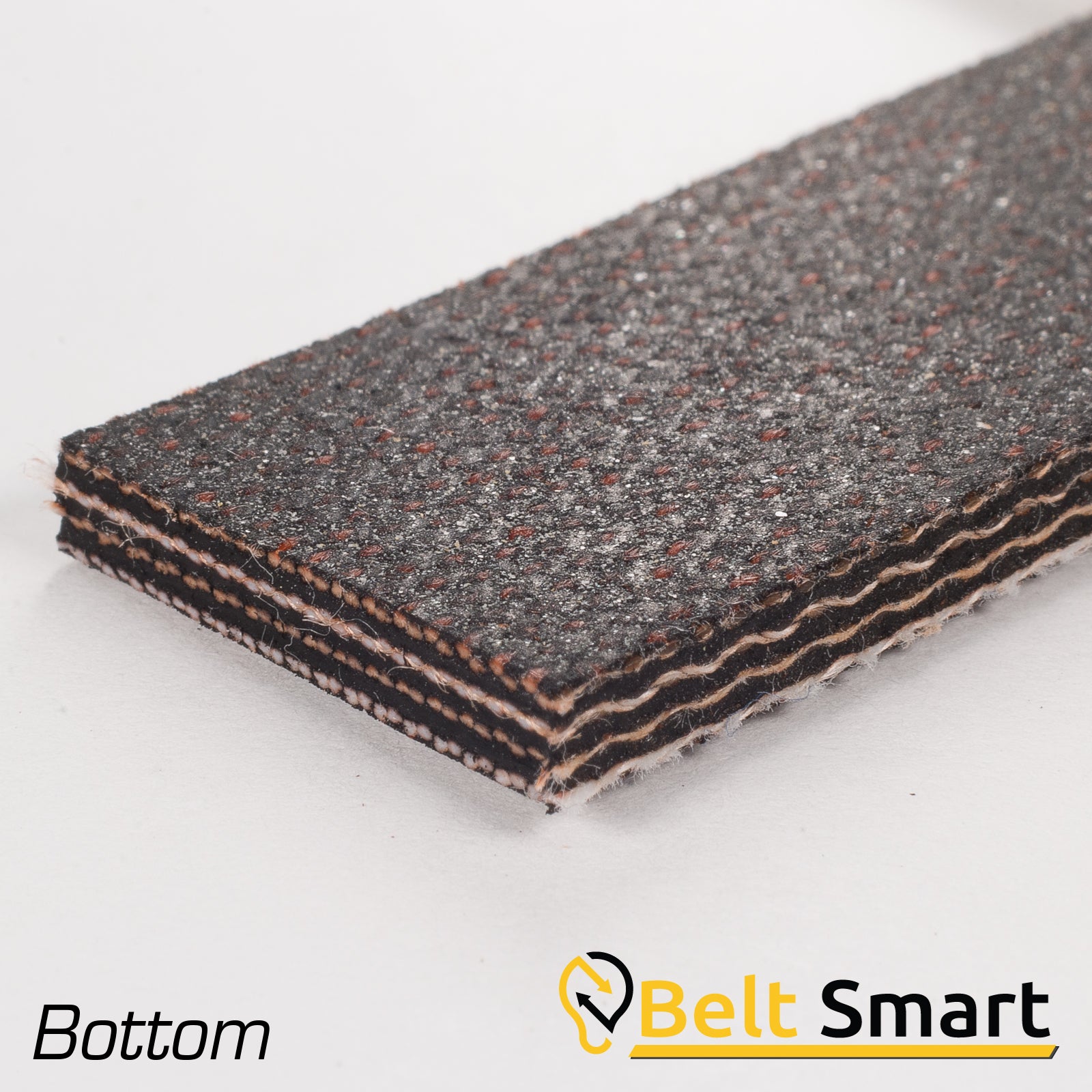 BS027 - #27 Beltservice 4 Ply Poly 180 Black HD Nitrile FBS Conveyor Belt