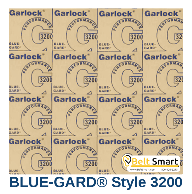 Garlock BLUE-GARD® Style 3200 - 0.094 in. thick / 60in. x 60in.