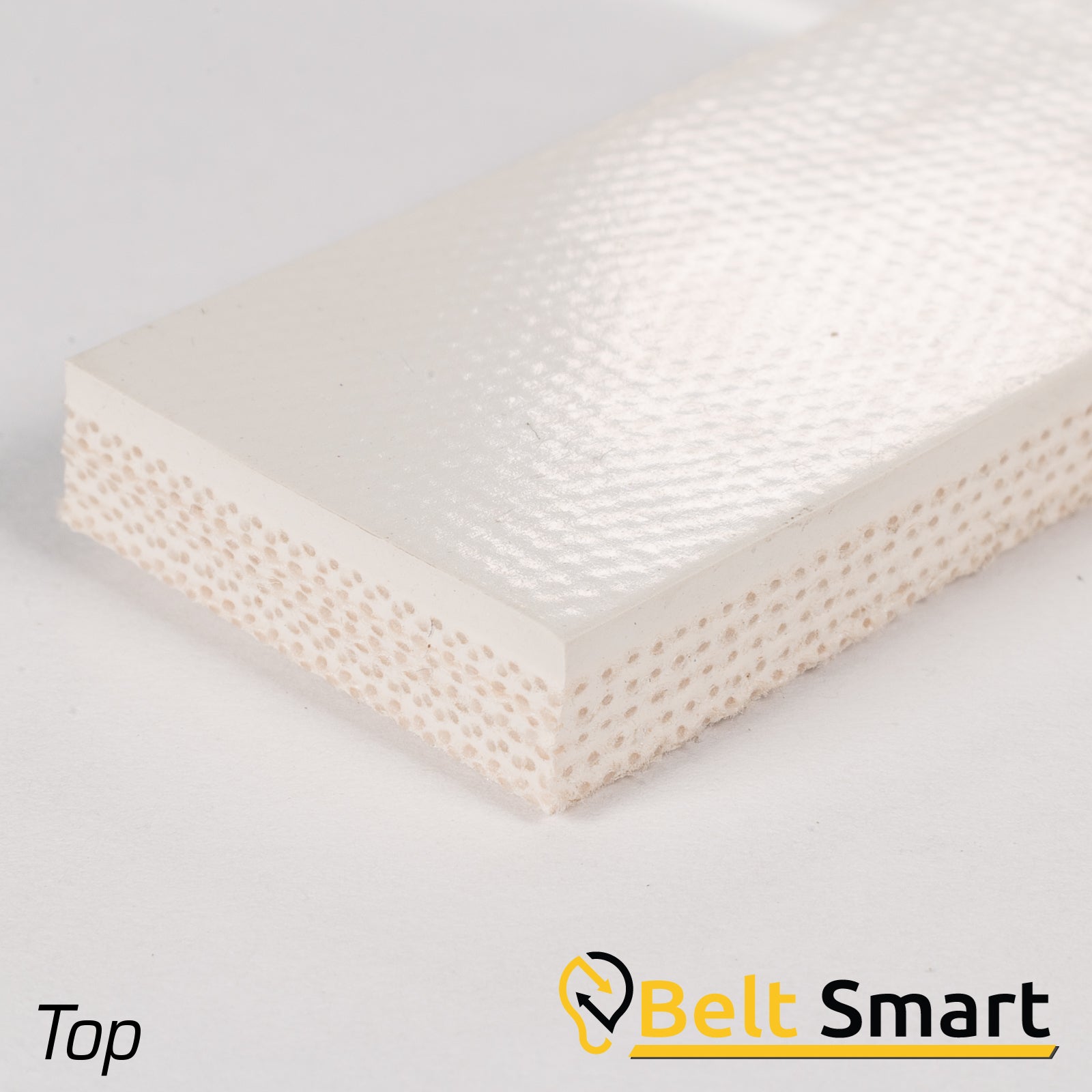 BS004 - #4 Beltservice 5 Ply 15 oz. White Nitrile COS Conveyor Belt
