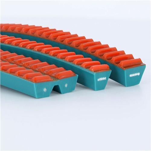5260545 by Fenner Drives | Eagle Hyfen 85 CXR V Belting | Cross Section C | 0.88" w x 0.63" h | Reinforced | Blue, Green, Orange | 100ft