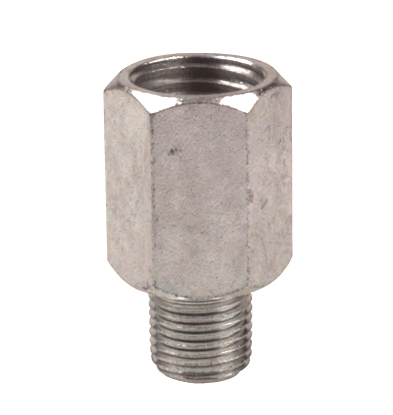 52797 Alemite Straight Adapter - Thread: 3/8" NPTF(m) - Thread (M / F): 1/2" NPTF(f)