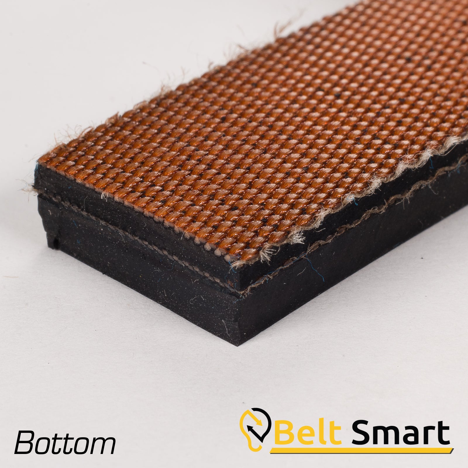 BS053 - #53 Beltservice 2 Ply 160 Black 1/8" x Bare MOR Conveyor Belt