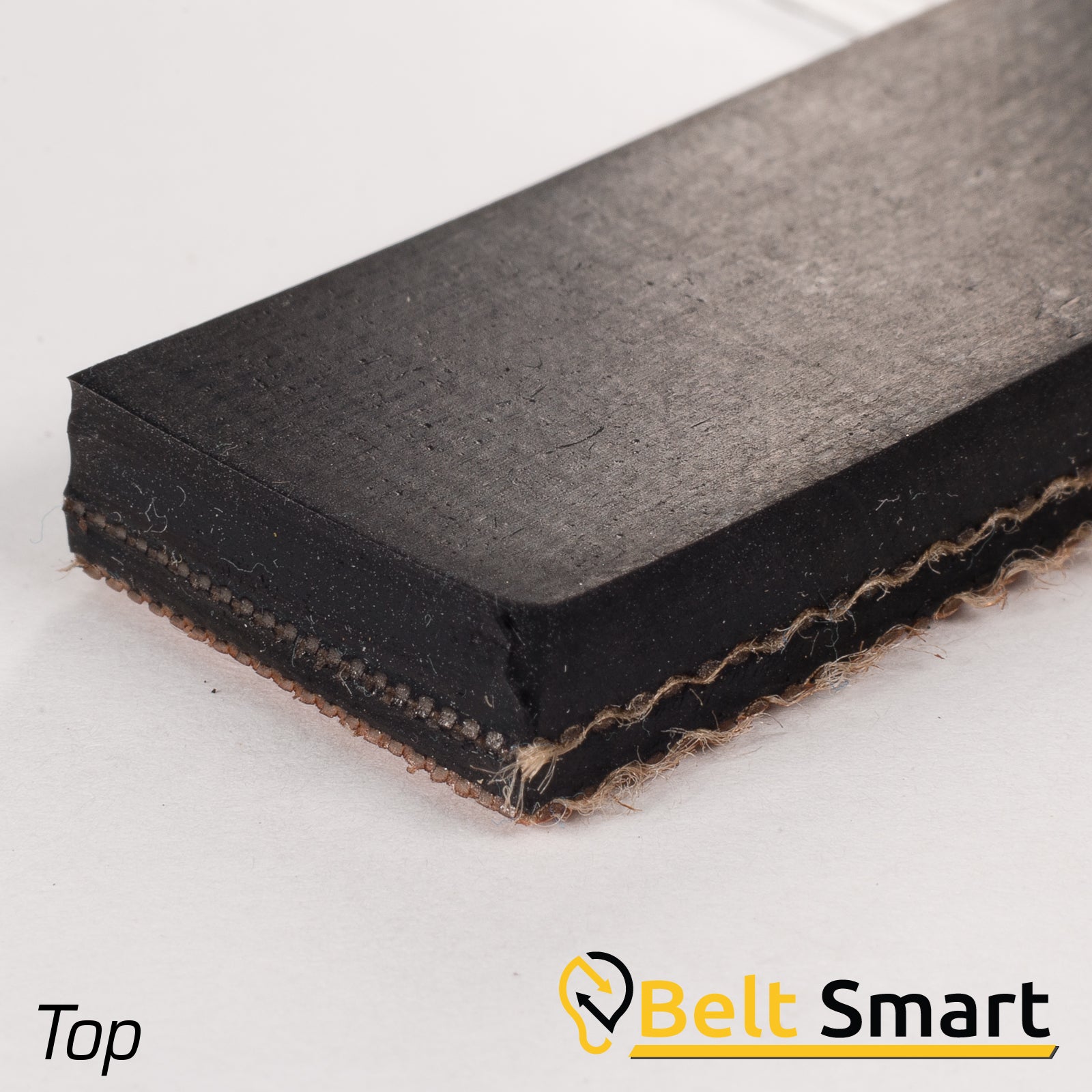 BS053 - #53 Beltservice 2 Ply 160 Black 1/8" x Bare MOR Conveyor Belt