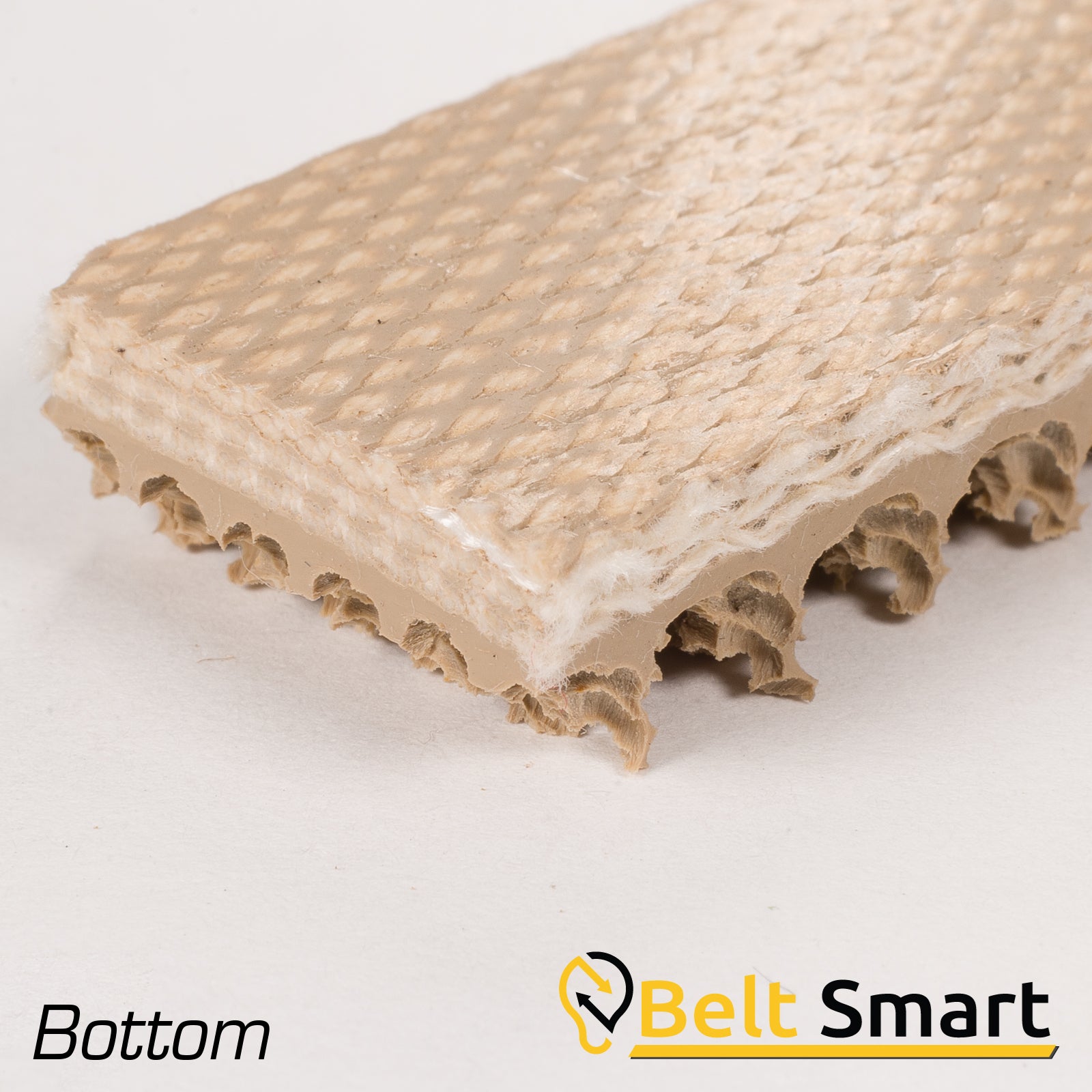 BS059 - #59 Beltservice 3 Ply CP 30 Tan Genuine Pure Gum Roughtop x FS Conveyor Belt