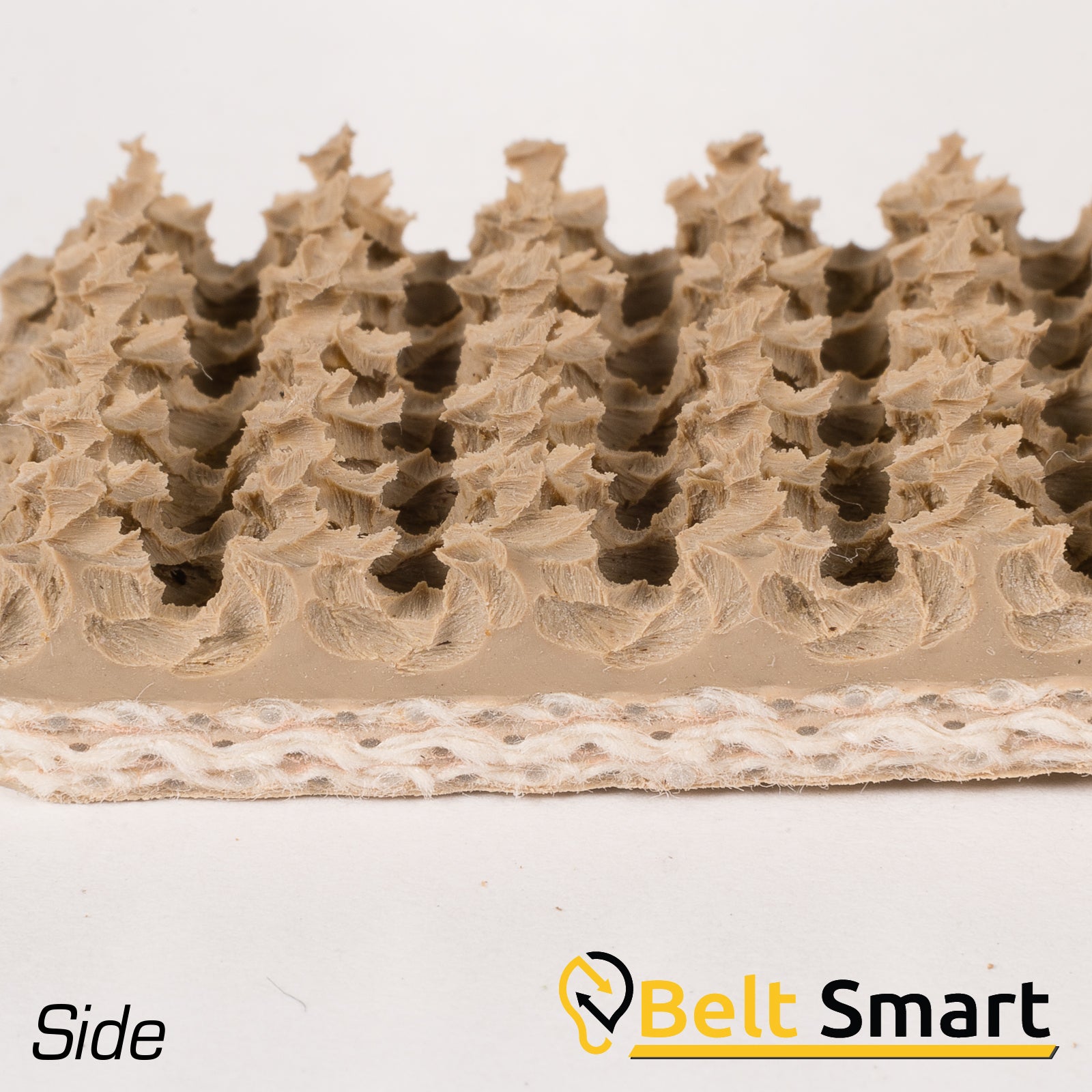 BS059 - #59 Beltservice 3 Ply CP 30 Tan Genuine Pure Gum Roughtop x FS Conveyor Belt