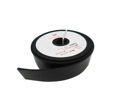 6341-0807 Jason Industrial 6341 SBR Skirtboard Rubber - Square Edge - 1/4" Gauge - 7" Width - 50ft