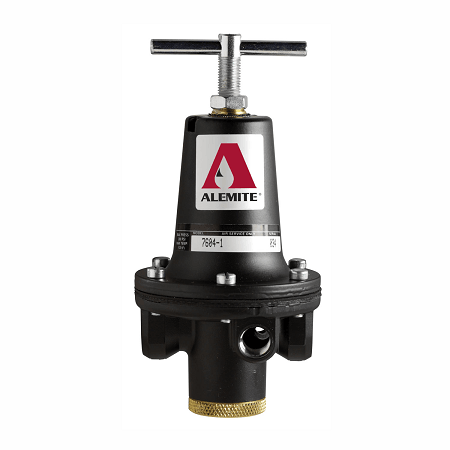 7604-1 Alemite Regulator - Max inlet Pressure: 300 PSI - Inlet/Outlet: 1/4" NPTF(f)